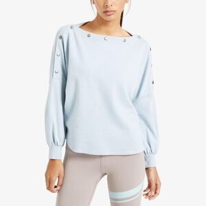 Vimmia Sweatshirt Women's XS The Ballet Physique Mist Boundary Snap Pullover Top
